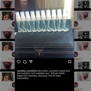 Beard growth and moisturizing spray : Organic